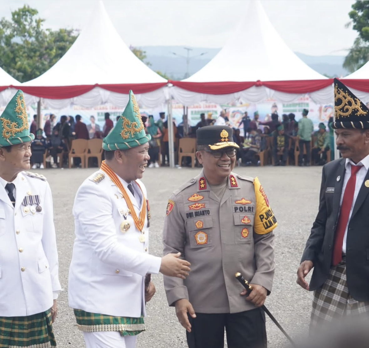 Puncak HUT Konut, Bupati Ruksamin Gaungkan Bersama Konasara Menuju Indonesia Emas 2045
