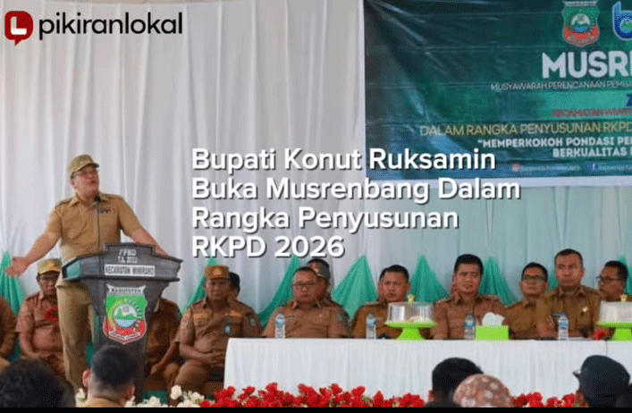 Bupati Konut Ruksamin Buka Musrenbang Dalam Rangka Penyusunan RKPD 2026