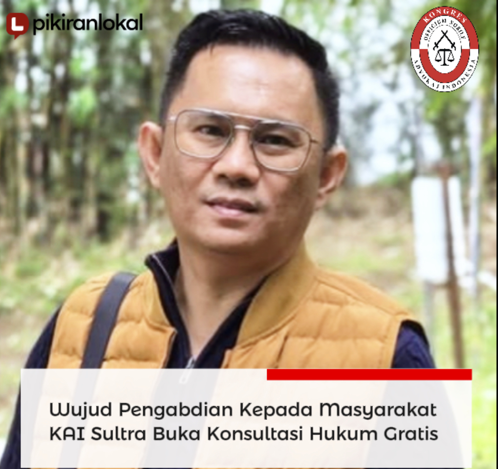 Wujud Pengabdian Kepada Masyarakat, KAI Sultra Buka Konsultasi Hukum Gratis