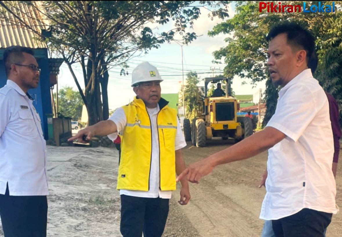 Merawat Asa Gubernur Sultra, Pahri Yamsul Tinjau Perbaikan Jalan Katamso