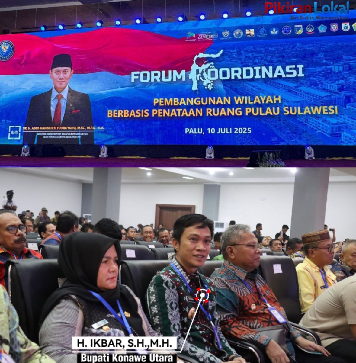Bupati Konut Ikbar Ikuti Forum Koordinasi Pembangunan Wilayah Pulau Sulawesi, Menteri AHY Pimpin dan Buka Kegiatan