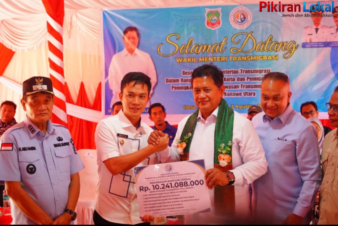Sabandete Trans Hialu Konut Dapat Suntikan Rp10,24 Miliar Dari Kementerian Transmigrasi