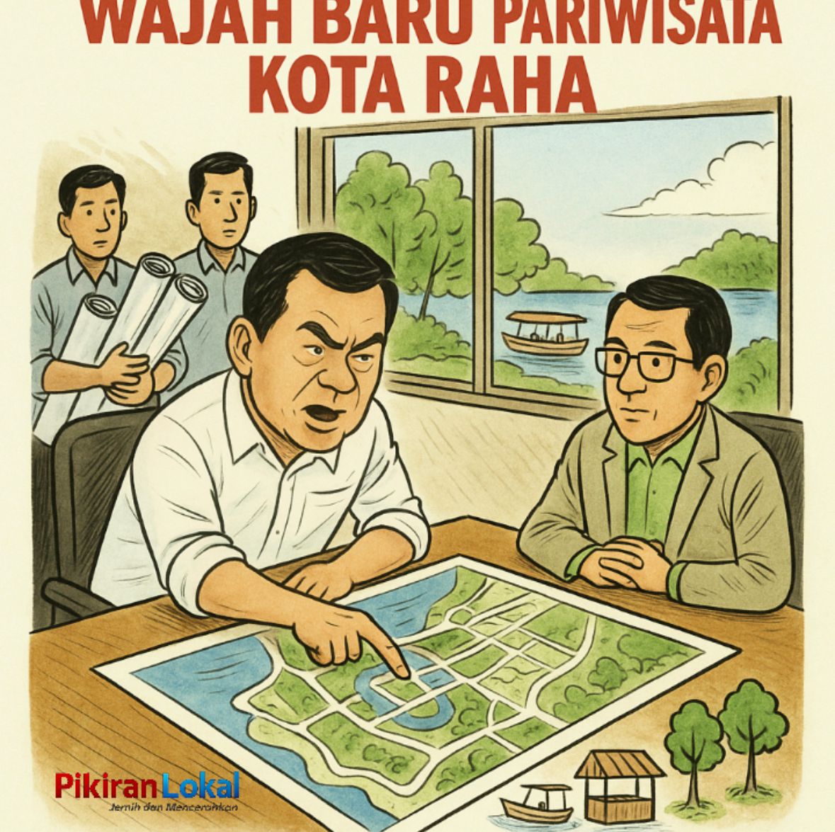 Ridwan Bae Kawal Desain Kawasan Pariwisata Terpadu Kota Raha