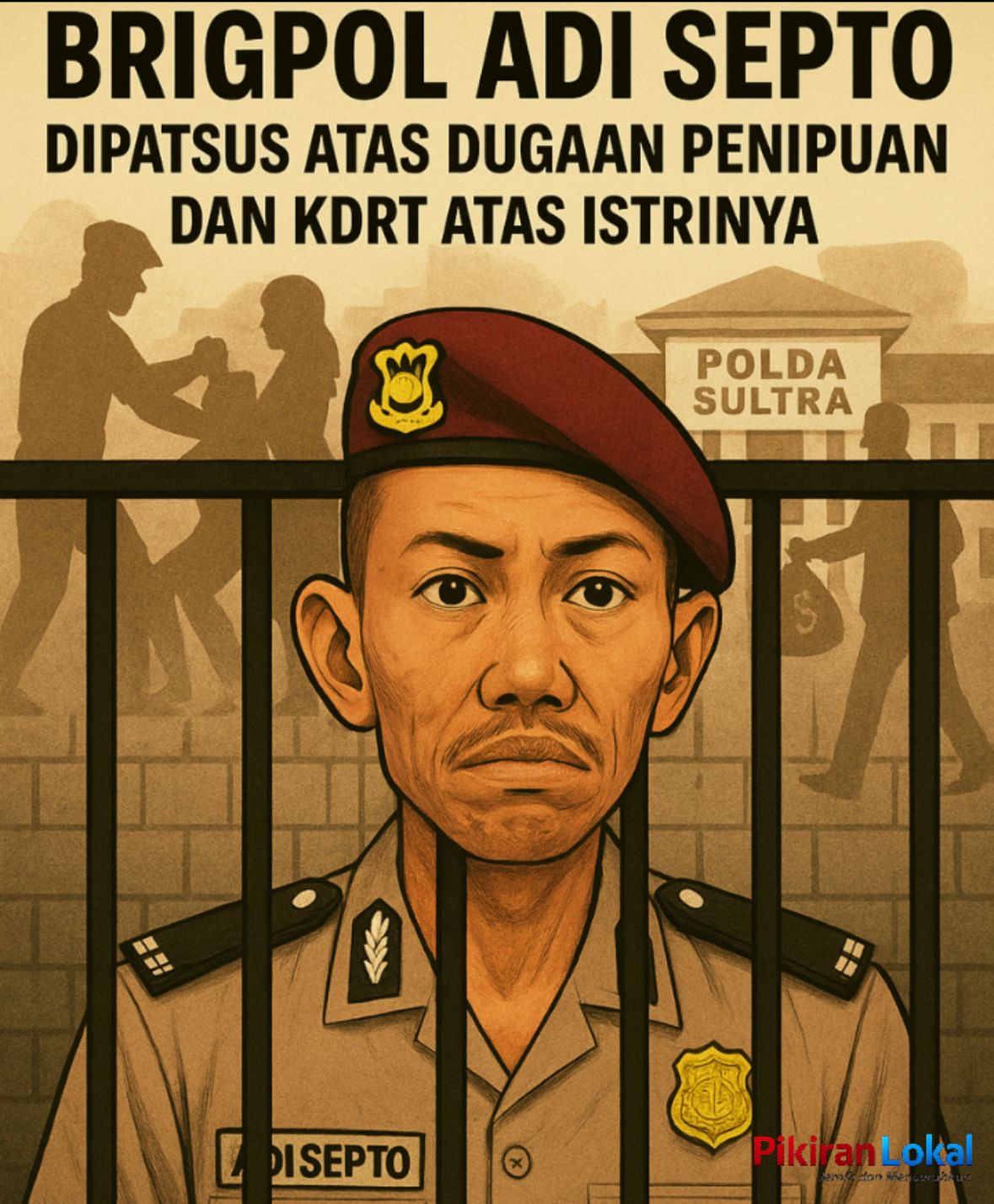 Brigpol Adi Septo Dipatsus Atas Dugaan Penipuan dan KDRT Atas Istrinya
