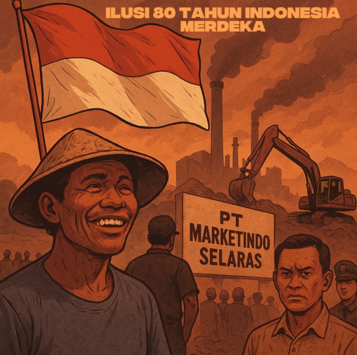 Puisi Kemerdekaan: Ilusi 80 Tahun Indonesia Merdeka