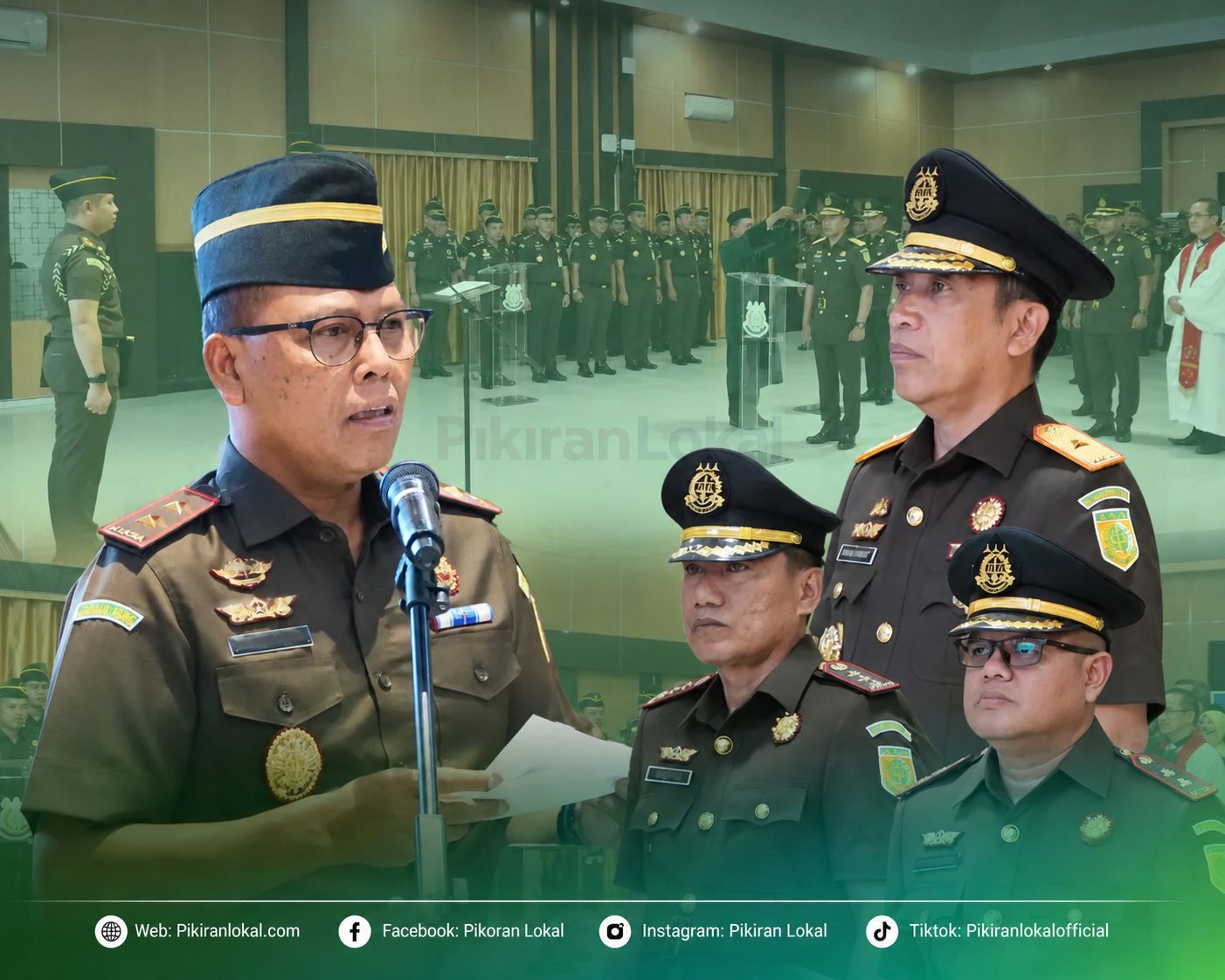Pelantikan Pejabat Eselon II dan III, Kajati Sultra Tekankan Integritas dan Profesionalisme