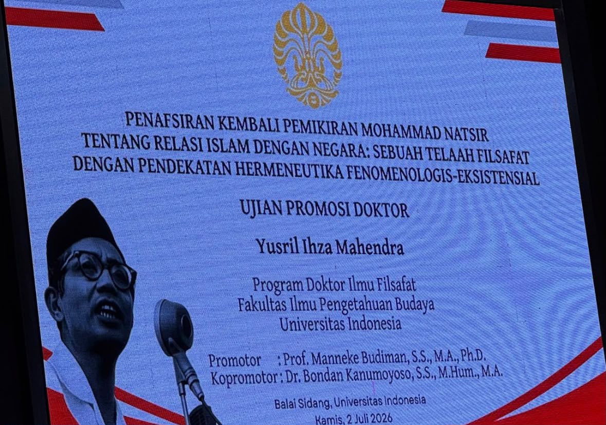 Ruksamin Kagum atas Disertasi Yusril, Sebut Jadi Sumbangsih Besar bagi Pemikiran Kebangsaan